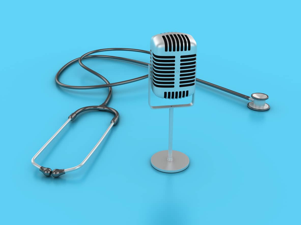 Microphone with Stethoscope